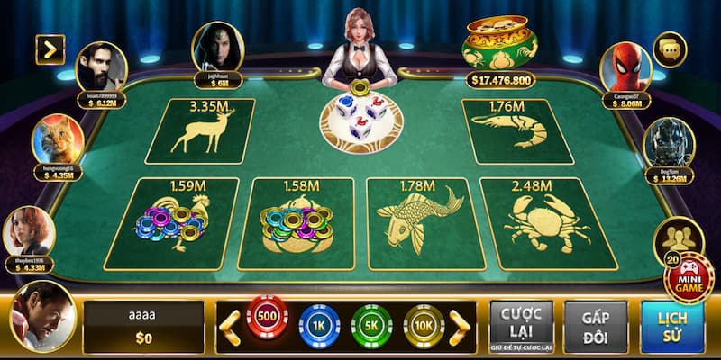 Giới thiệu về game bầu cua tôm cá Rikvip